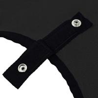 VidaXL Paardendeken zwart polyester - thumbnail