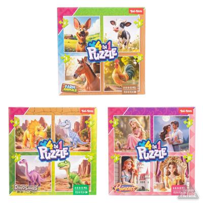 Toi-Toys games legpuzzel 4-in-1