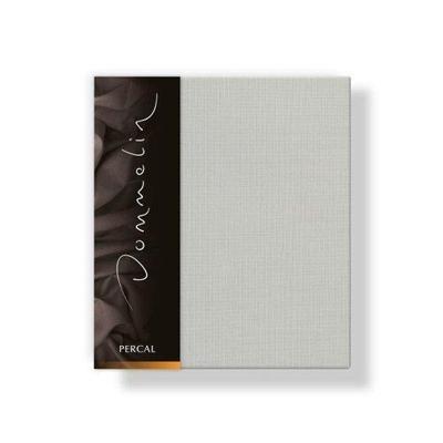 Dommelin Dommelin Kussensloop Uni Percal 200TC 523 Zilver 60x70