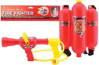 Johntoy Brandweer waterpistool met tank - thumbnail