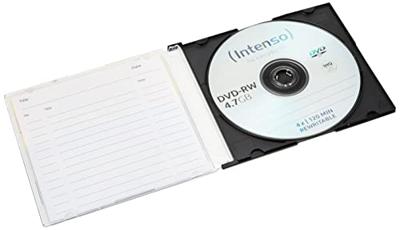 Intenso DVD-RW 4,7 GB Herbruikbaar 4x Speed 10 Pack Slimcase