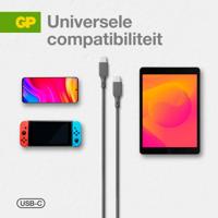 GP CC1P Opladen & Sync Kabel 1 m USB-C/USB-C zwart - thumbnail
