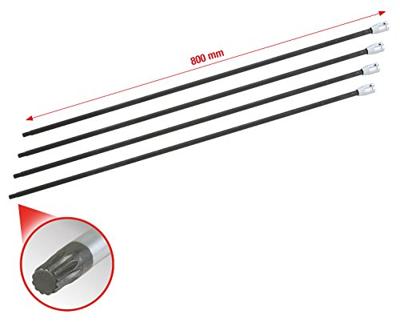 KS Tools 150.1740 1/2 aandrijfassteeknotset veeltand, 4-delig KS Tools 150.1740 1/2 aandrijfassteeknotset veeltand, 4-delig