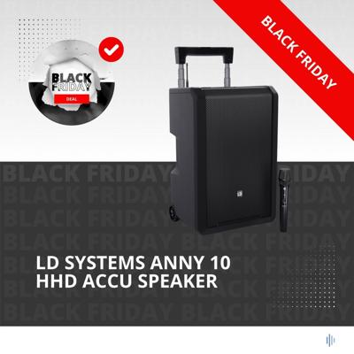 LD Systems ANNY 10 HHD B5 mobiele accu speaker met draadloze microfoon LD Systems ANNY 10 HHD B5 mobiele accu speaker met draadloze microfoon