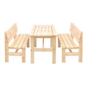 Grenen 3-delige tuinset 150 cm Grenen 3-delige tuinset 150 cm