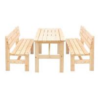 Grenen 3-delige tuinset 150 cm - thumbnail