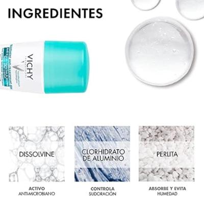 Vichy DEO Intense Transpiratie Roller 48 uur Anti-strepen - 50ml - thumbnail