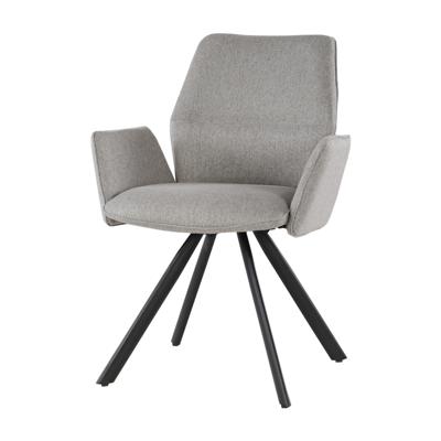 Livingfurn Draaibare Eetkamerstoel 'Diana' kleur Taupe