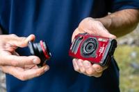 OM SYSTEM Tough TG-7 digitale camera, rood, 12MP, waterdicht, schokbestendig, onderwater- en macrofotografiemodi, 4K-video, 4x-groothoek-zoomlens (opvolger van de Olympus TG-6) - thumbnail