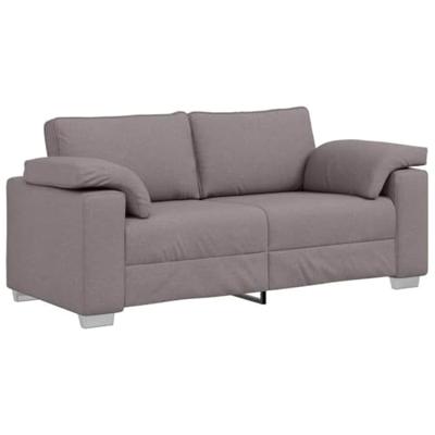 Bank met kussen Taupe 180 x 77 x 82 cm Stof