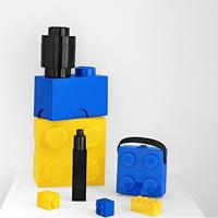 Room Copenhagen LEGO Storage Brick 2 Geel opbergdoos - thumbnail