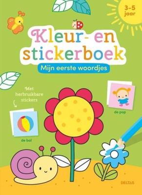 Deltas Mijn eerste woordjes kleur + stickerboek Deltas Mijn eerste woordjes kleur + stickerboek