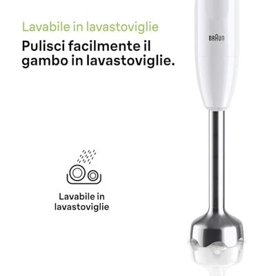 Braun MQ10.201M Staafmixer Wit - thumbnail