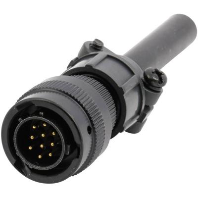 Amphenol 62IN 16A 12 10P/6A Ronde connector Stekker, recht Totaal aantal polen: 10 Serie (ronde connectoren): 62IN 1 stuk(s)