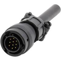 Amphenol 62IN 16A 12 10P/6A Ronde connector Stekker, recht Totaal aantal polen: 10 Serie (ronde connectoren): 62IN 1 stuk(s) - thumbnail
