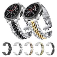 By Qubix - Compatible met Garmin Vivoactive 4 - Vivoactive 4L - Stalen band - Zilver/rosé goud - Compatible Garmin bandje - Bandbreedte: 20mm - thumbnail