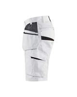 Blåkläder Schildersshort met stretch 10991330 | Wit/Donkergrijs | Maat 52 - 7330509659144 - thumbnail