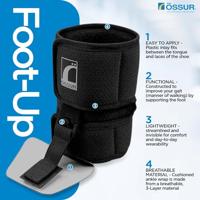 Össur Foot-Up Klapvoetbrace - M - Zwart - thumbnail