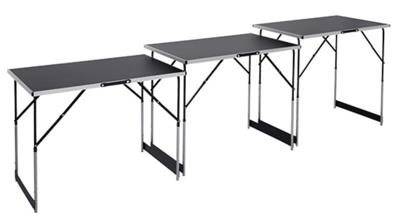 MEISTER Set van 3 tafels om te stofferen - Multifunctionele tafels