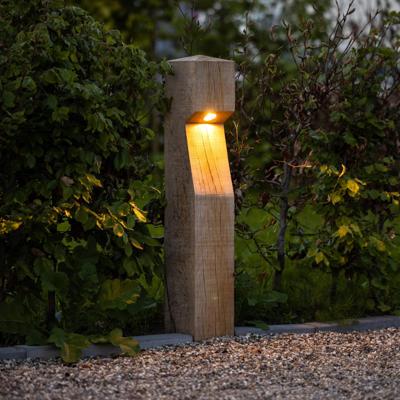 Tuinverlichting Oak houten terraslamp tuinpad verlichting