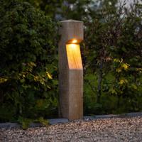 Tuinverlichting Oak houten terraslamp tuinpad verlichting - thumbnail