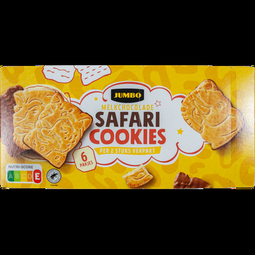 Jumbo Safarikoekjes met Melkchocolade 225 g Jumbo Safarikoekjes met Melkchocolade 225 g