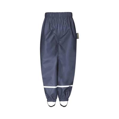 Playshoes regenbroek fleece gevoerd Uni Blauw-140