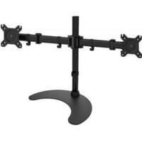 Techly Desk Stand for 2 Monitor 13-27 with Base h.400m ICA-LCD 3410 27 Vrijstaand Zwart - thumbnail
