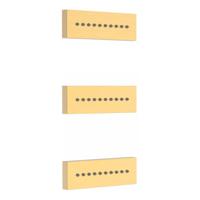 Tres inbouw rugjet vierkant 24k Goud mat - thumbnail