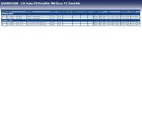 Homokineet reparatie set, aandrijfas ADG089100B - thumbnail