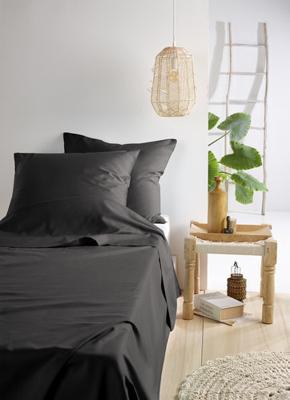 De Witte Lietaer De Witte Lietaer OLIVIA Lakenset Ebony 180x280 + 1x 60x70