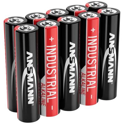 Ansmann Industrial Alkaline batteria Longlife alcaline batteria per alto potenza industriali (Confezione da 10)