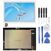 LCD-scherm en digitizer volledige montage voor Lenovo tab 4 plus TB-X704 TB-X704L (wit) - thumbnail
