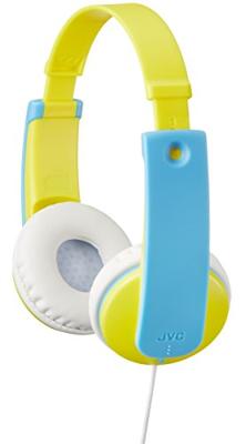 JVC HA-KD7-Y-E kinder stereo hoofdtelefoon geel/blauw, één maat