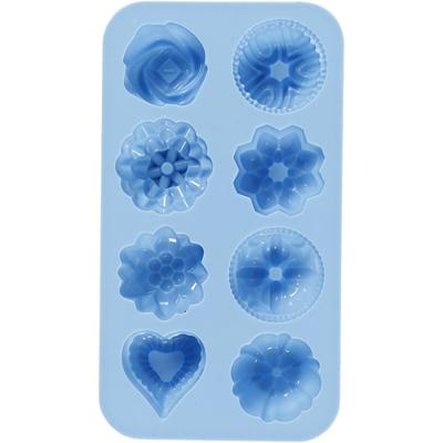 Creativ Company Siliconen gietmal cakejes blauw