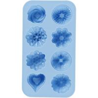 Creativ Company Siliconen gietmal cakejes blauw - thumbnail