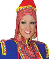 Laplandse Vrouw Traditioneel Kostuum - thumbnail