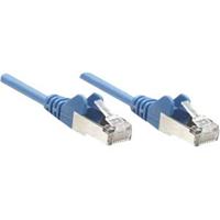 Intellinet 342575 RJ45 Netwerkkabel, patchkabel CAT 6 U/UTP 1.00 m Blauw 1 stuk(s) - thumbnail