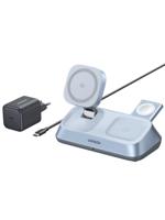 UGREEN W711 3-in-1 25W Magnetic Charger Wireless Charger 25 W Qi-standaard Grijs - thumbnail