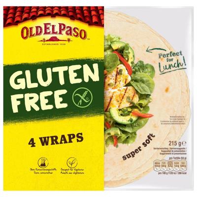 Tortilla wraps XL glutenvrij 215 Gram