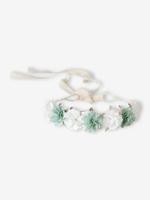 Saliegroene bloemenkroon saliegroen - thumbnail