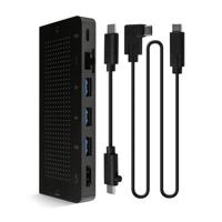 Twelve South 2892 Staygo USB-C hub voor type C MacBooks, laptops en iPad Pro, met 1 m desktopkabel + opbergbare kabel voor thuis, kantoor of onderweg - thumbnail