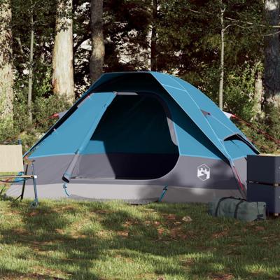 VidaXL Koepeltent 2-persoons waterdicht blauw