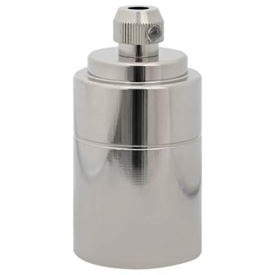 VidaXL Lamphouders 2 st nikkel satijn e27 VidaXL Lamphouders 2 st nikkel satijn e27