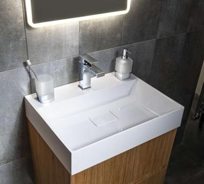 Wastafelmengkraan Sapho Latus 1-hendel Recht 16.4 cm Chroom