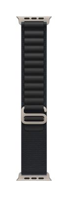 Apple Watch Band - Alpine Loop - 49 mm - Zwart - Medium