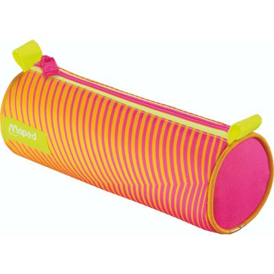 Etui Maped Neon rond oranje-roze