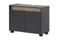 Schildmeyer Onderkast wastafel Cosmo (Antraciet, Breite 80 cm) - thumbnail