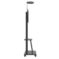 Techly ICA-TR33 flat panel vloer standaard 177,8 cm (70 ) Draagbare flatscreen vloerstandaard Zwart - thumbnail
