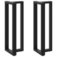 Bartafelpoten 2 st T-vormig 40x35x(110-111) cm staal zwart - thumbnail